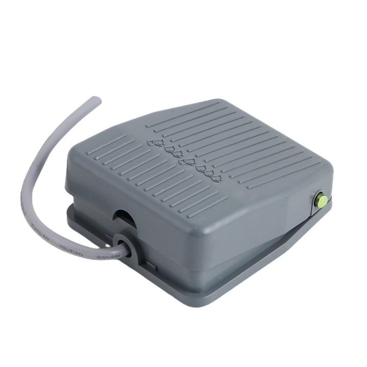 Comutator pe pedala Enforose, 250V AC, 10A, 1NO 1NC, material ignifug, durata lunga de viata