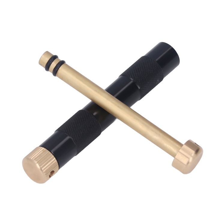 Бутало за запалване Enforose, алуминий и месинг, преносимо, черно, 128гр