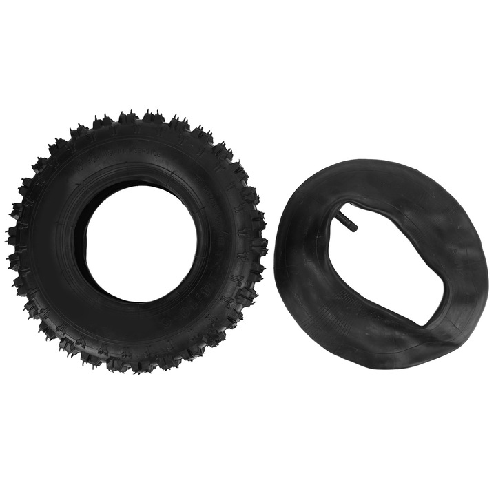 Anvelopa pentru ATV Go Kart Mini Quad 47cc 49cc, Enforose, 31cm, cauciuc, set cu tub interior
