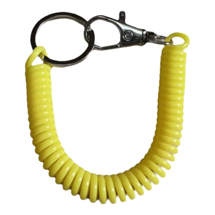 Ключодържател с разтегателна пружина, Enforose, пластмасов материал, модерен дизайн, против загуба