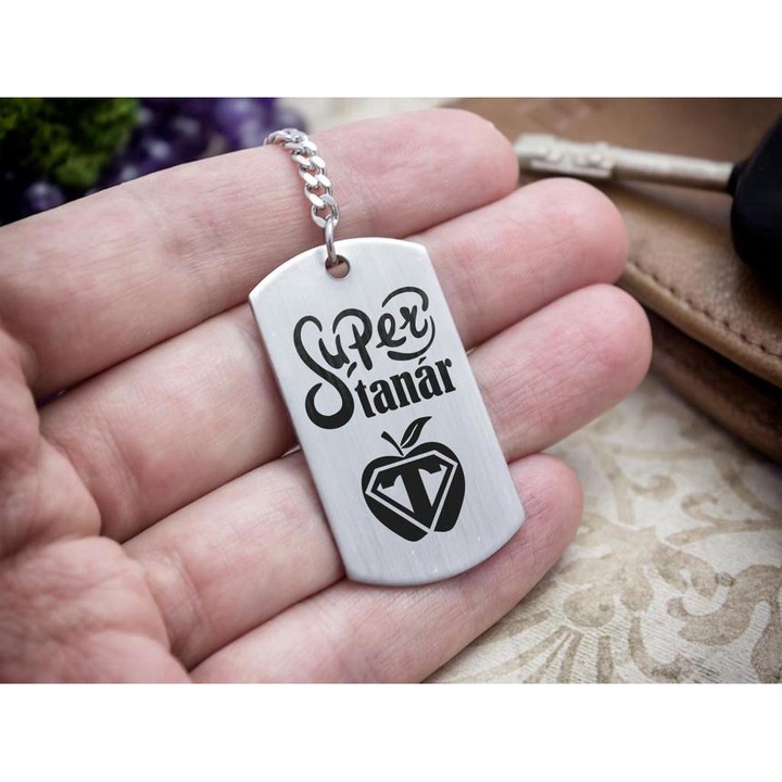 Breloc cu pandantiv Super Profesor