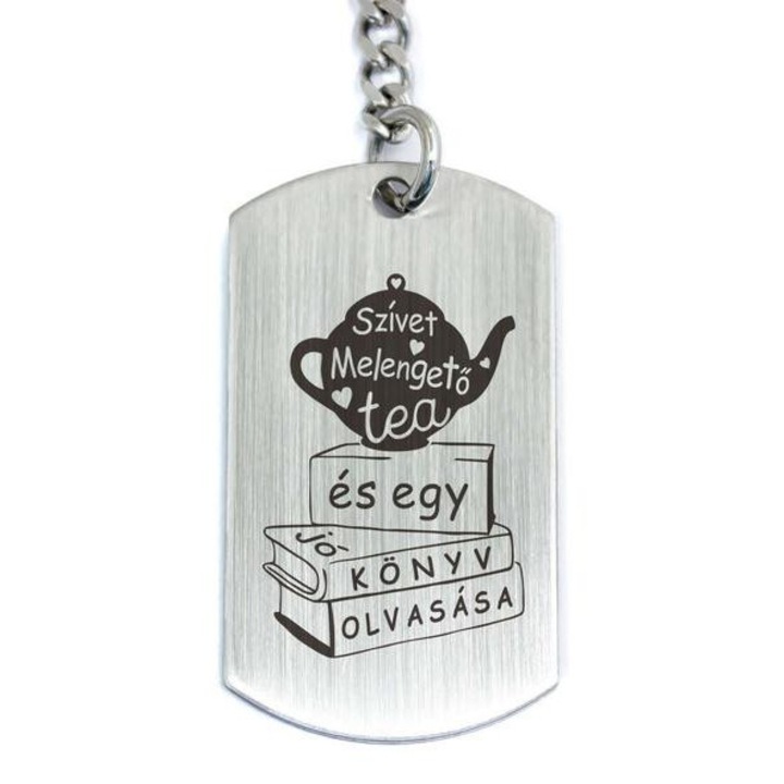 Breloc cu pandantiv din otel