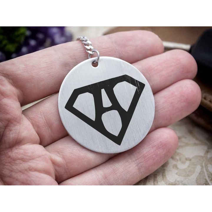 Breloc cu pandantiv din otel Mama este cea mai mare comoara