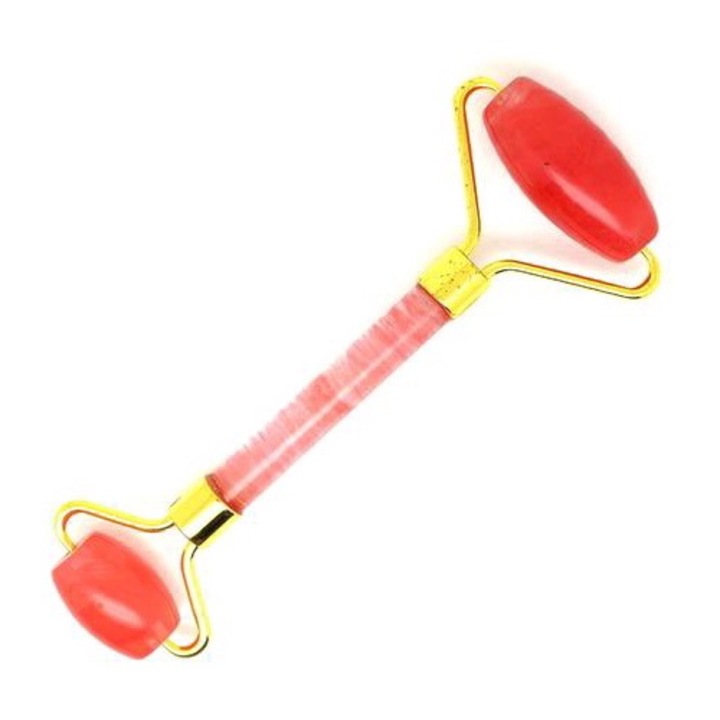 Rola de masaj din sticla de cuart Cherry 15x4x2cm