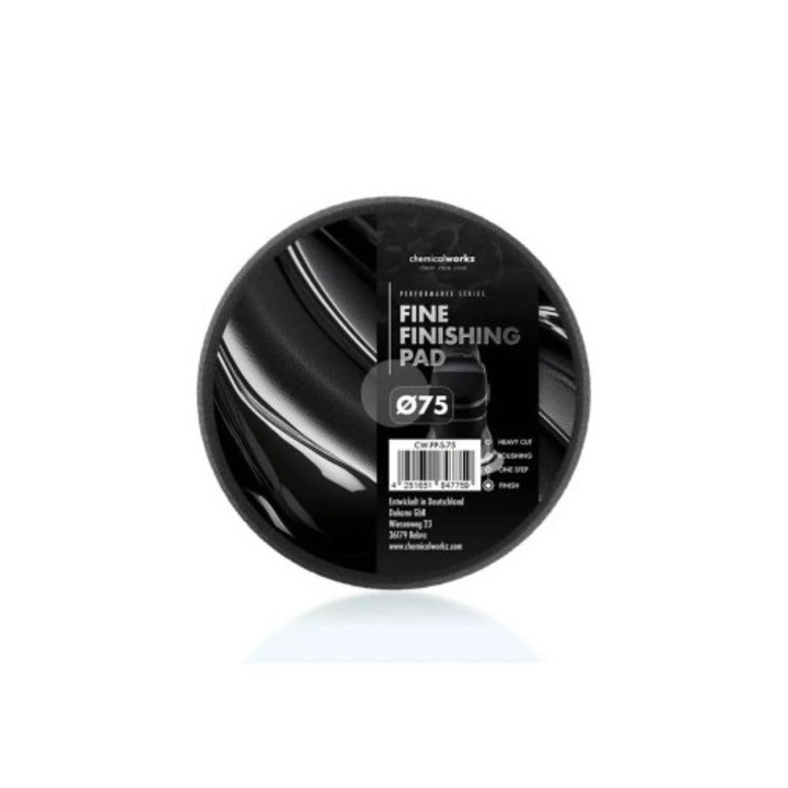 Burete polish finish, negru Chemicalworkz Fine Finishing Pad 75MM