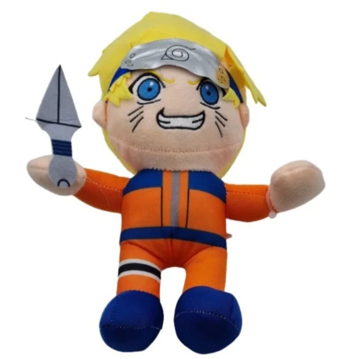 Jucarie de plus, Naruto, VICTINY® 22 cm galben/albastru