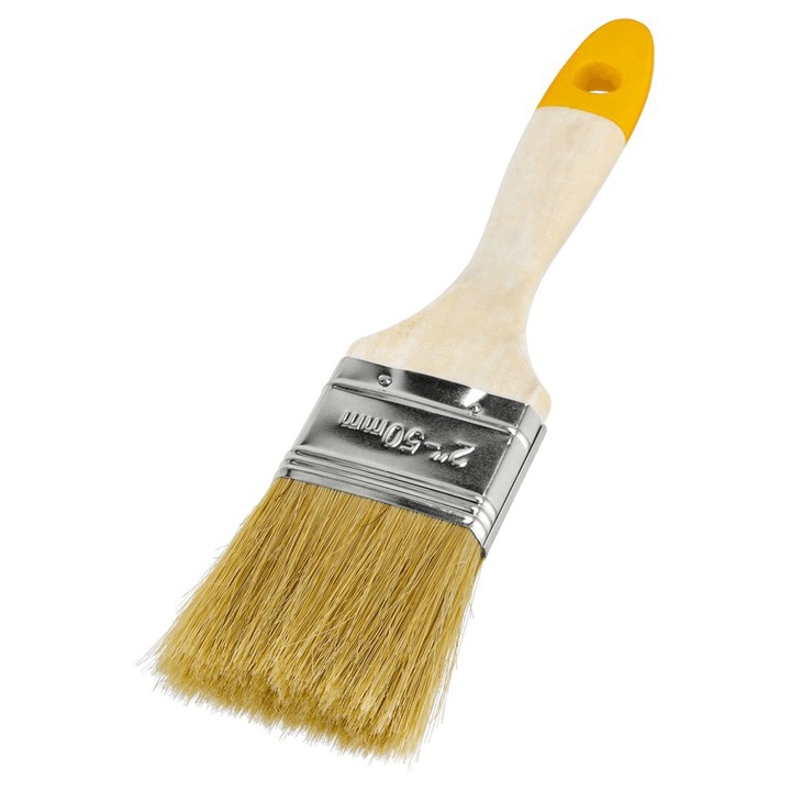 Pensula plata cu maner din lemn 50mm - 2"