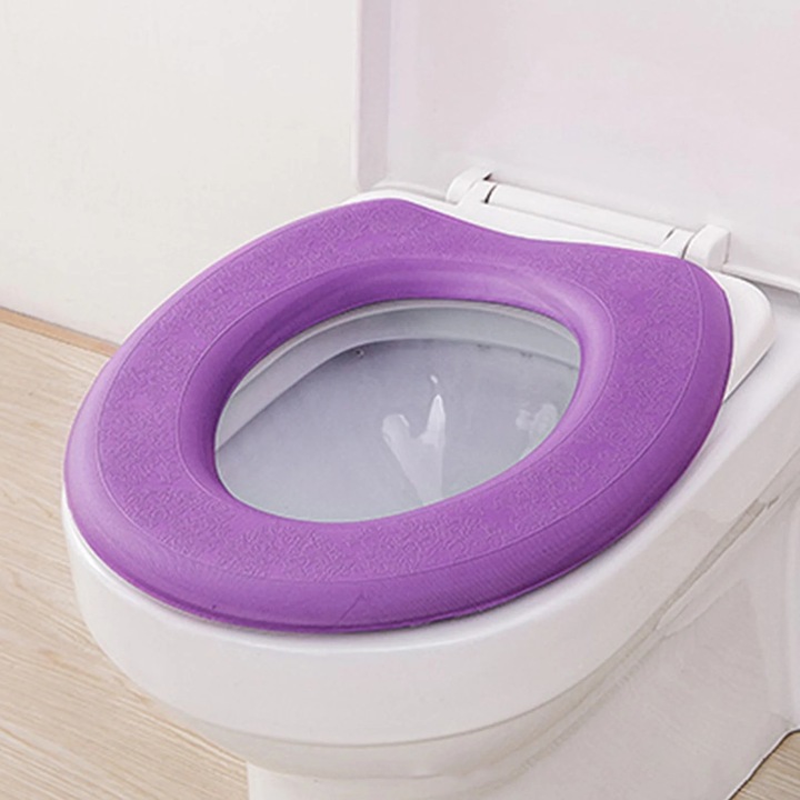 WC-ülőke párna, puha és tartós, többszínű, 1 db-os szett, EVA
