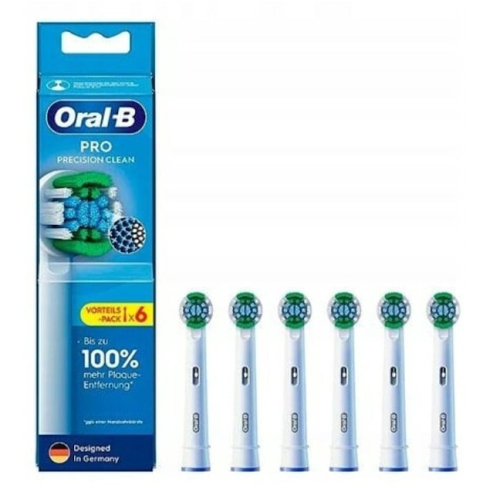 Fogkefe fej, Oral-B, Pro Precision Clean, 6 db