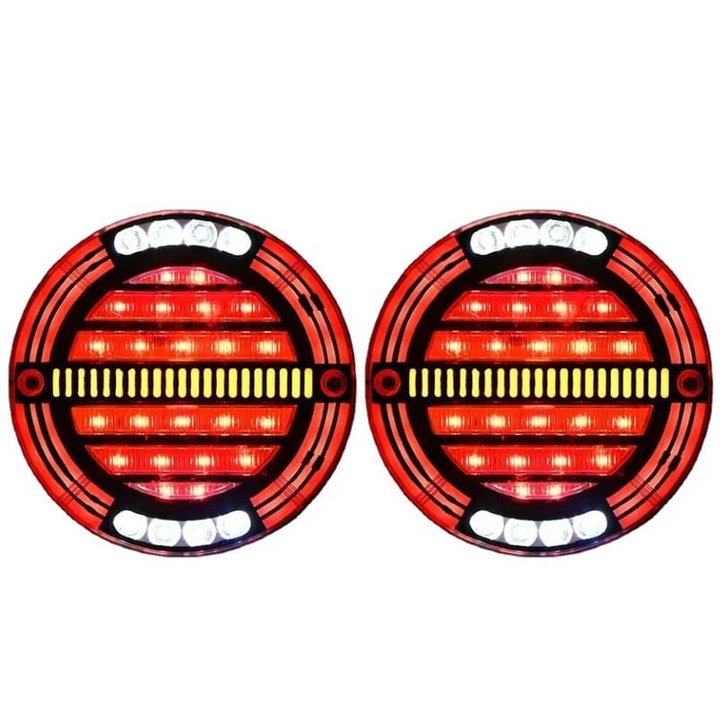 Lampi spate led BG064, 12-24V, pozitie efect neon, semnalizare dinamica