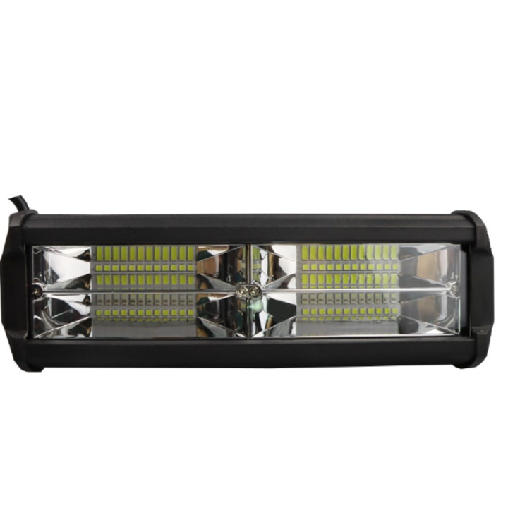 Proiector LED auto OFF-ROAD 24 cm 144W, 12V-24V, 6000K, carcasa aluminiu, 7200Lm, BZRSH