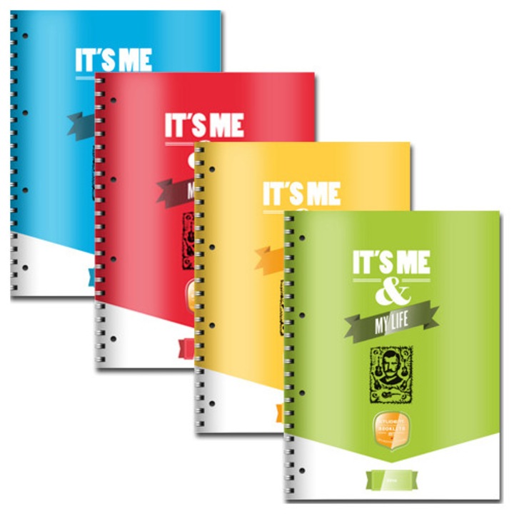 Student Art Spirál sima füzet A/4