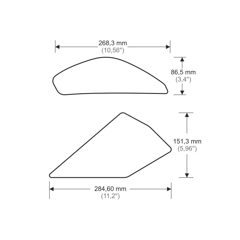 Protectie pentru rezervor KAWASAKI ZX10R HDR222/PR3443 - eMAG.ro