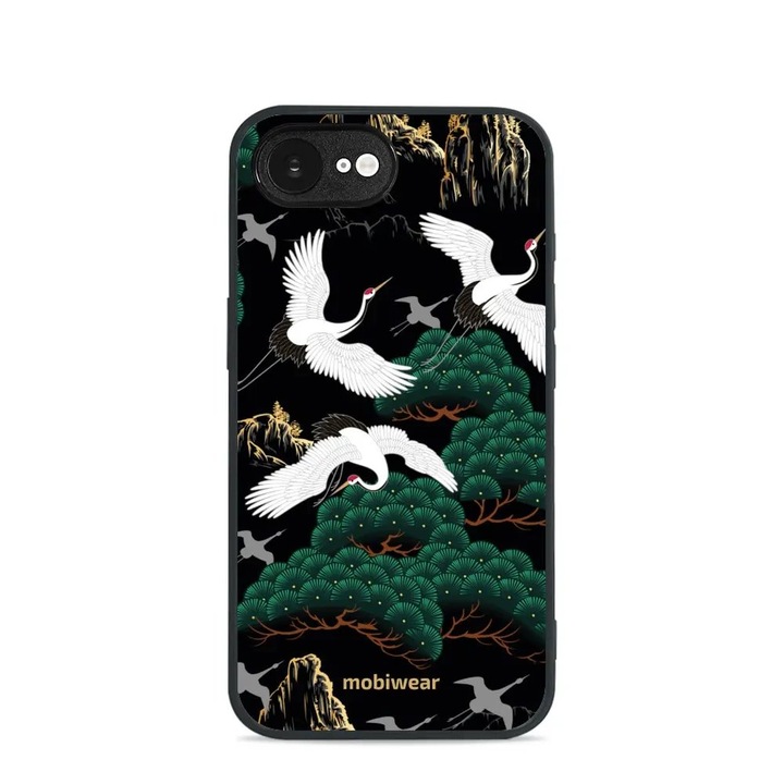 Husa telefon Mobiwear Glossy pentru Apple iPhone 16e, rezistenta la socuri si zgarieturi, multicolor, set 1 husa