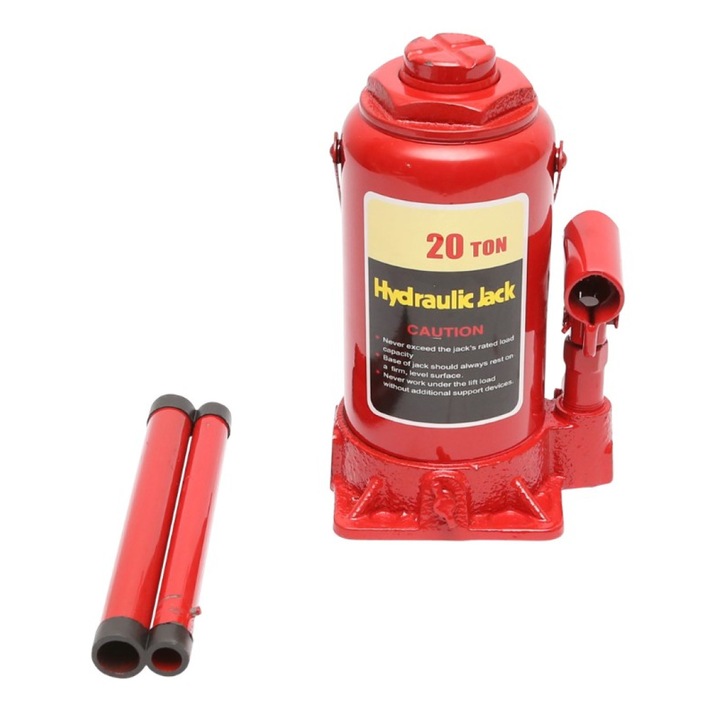 Cric hidraulic tip butelie 20T Lider MX1035, capacitate ridicare 20 tone, robust si fiabil