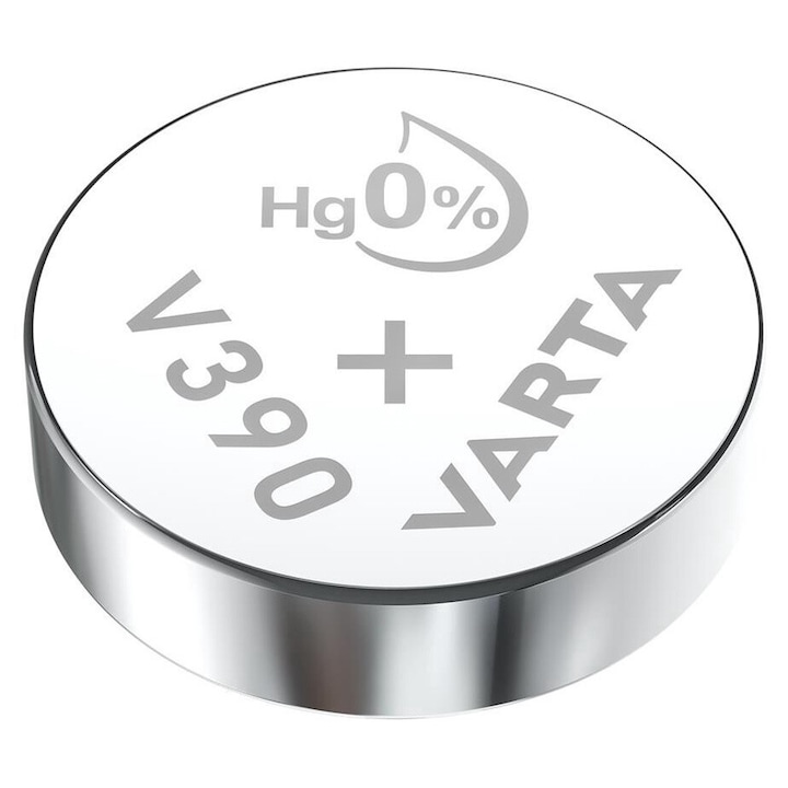 Батерия за часовник, 1.55V, 85mAh, сребърен оксид, V390 / SR54 Varta, комплект от 10 бр.