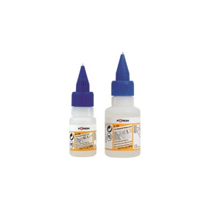 Adeziv cianoacrilat Forch 50g, rezistență ridicată, capac Easy-Lock