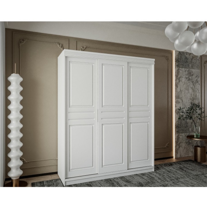 Dressing BD05, 160x55x200 cm, Alb