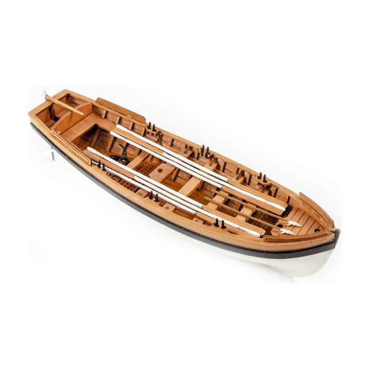 Vanguard Models Jolle clun csónakmodell készlet 1:64, 107mm, fa szerkezet