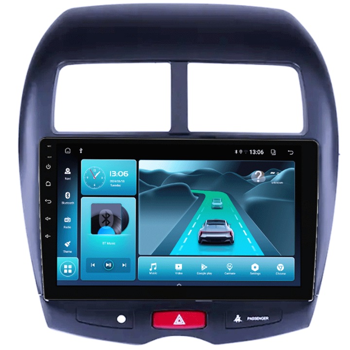 Navigatie dedicata Peugeot 4008, 4GB RAM 64GB ROM, Quadcore, Android 14, Display QLED 1K 9", DSP, Carplay&Android Auto, Suport camere AHD