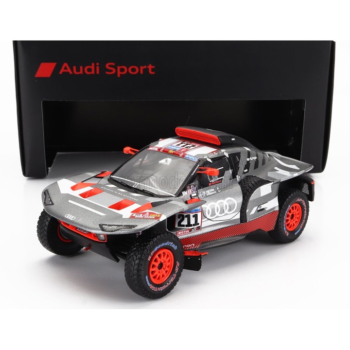 Automacheta Audi Q E-tron Rs Team Audi Sport N 221 Rally Dakar 2023, Spark, metál, többszínű