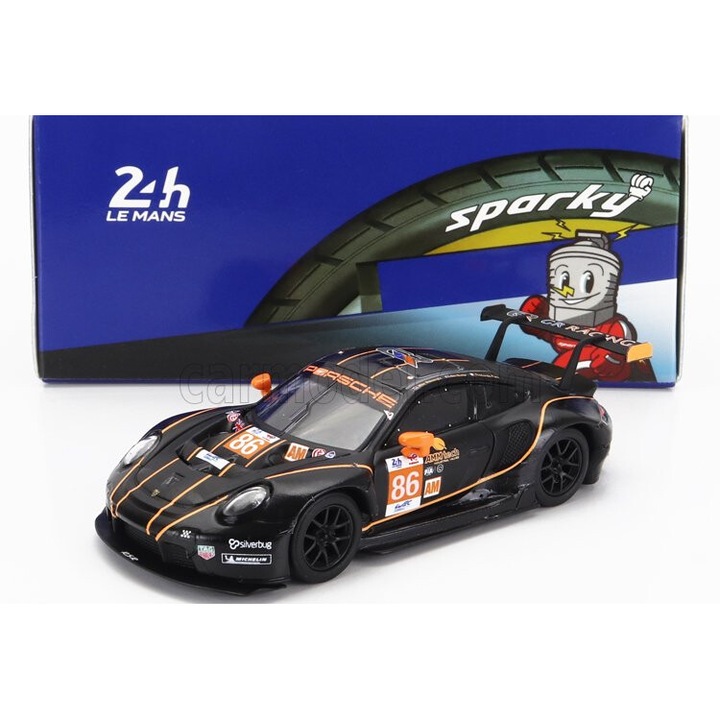 Modellautó, Porsche 911 991 Rsr-19 4.2l, Gr Racing team N 86, Szikra, Fém, Többszínű