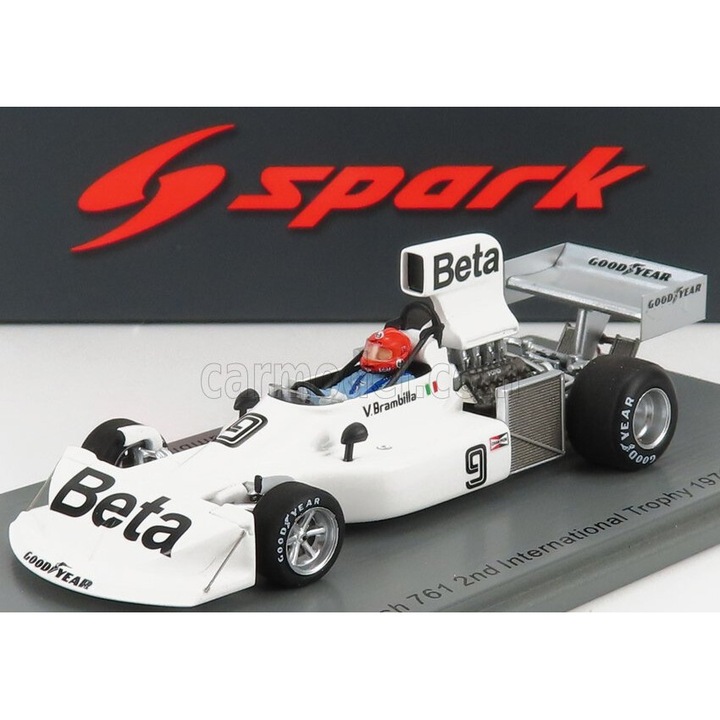 Automacheta March F1 761 N 9, 2. Nemzetközi Trófea 1976, V.brambilla, Spark, 1:43, többszínű