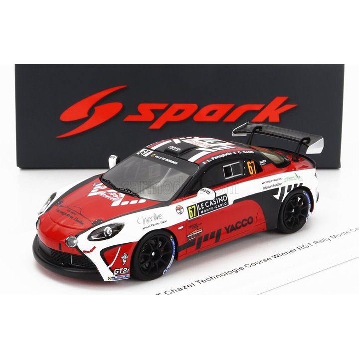 Modellautó Renault Alpine A110 Rally N 67, Szikra, Fém, Többszínű