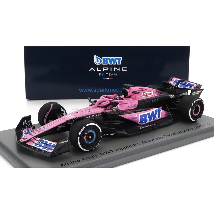 Modellautó, Renault F1 A523 Team Bwt Alpine N 31, Szikra, Fém, Többszínű