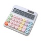 Calculator mecanic, 12 cifre, display LCD 5 inch, ecran inclinat 15°, butoane mari, multicolor