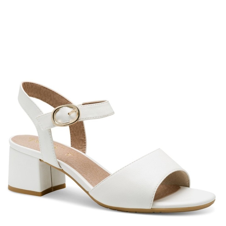 Jana Soft Line női csatos fehér szandál 28377-44-100 07550 Méret 39
