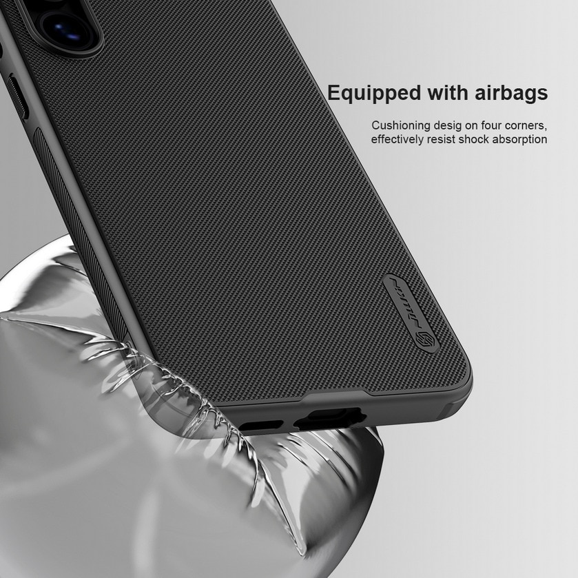 Husa Nillkin Frosted Shield Pro Magnetic pentru Samsung Galaxy A56 5G, negru