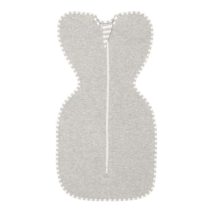 Baba hálózsák, 52 cm, pamut/elasztán, szürke, S méret