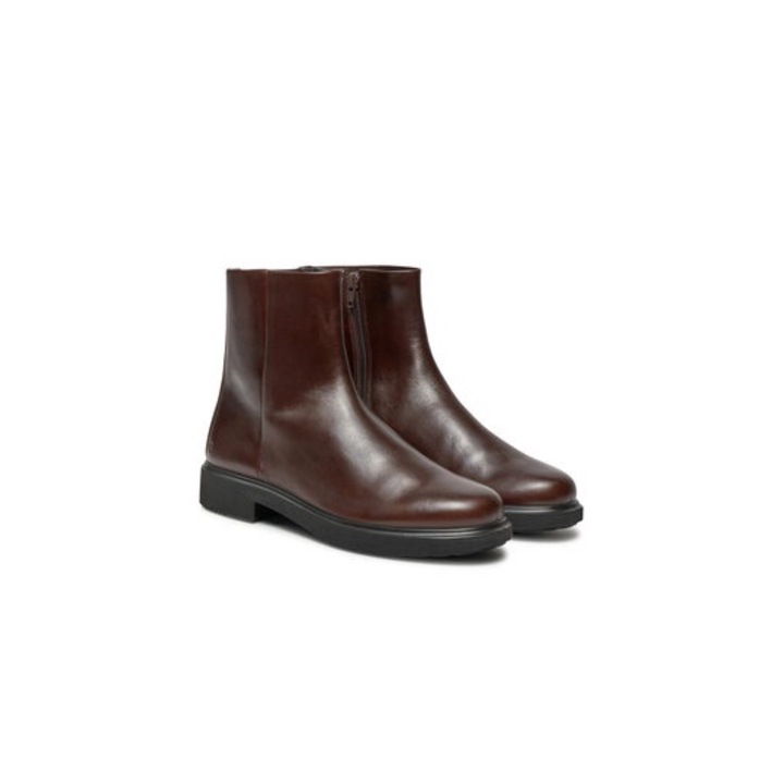 Ghete dama Ecco, 304341076, Piele naturala, Maro, Maro, 36