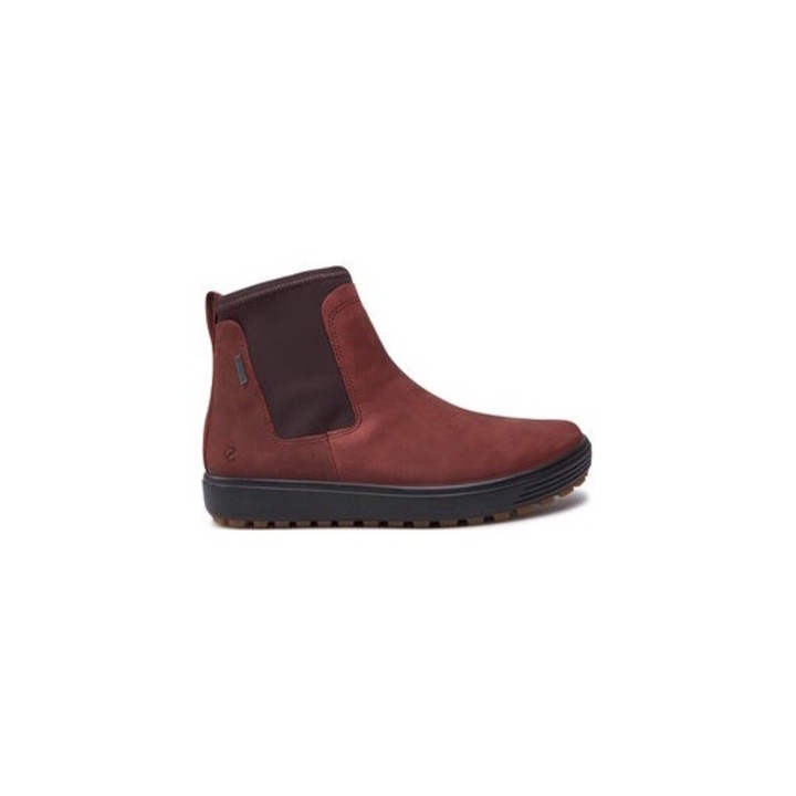 Ghete dama Ecco, 304559181, Piele naturala, Maro, Maro, 35