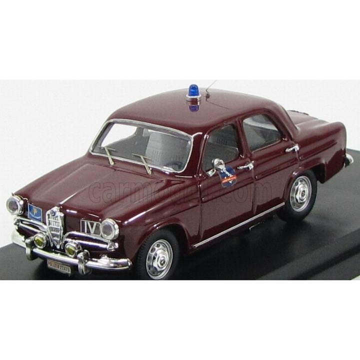 Automacheta Alfa Romeo Giulietta 50. évfordulója Polizia Autostradale, Rio, fém, többszínű
