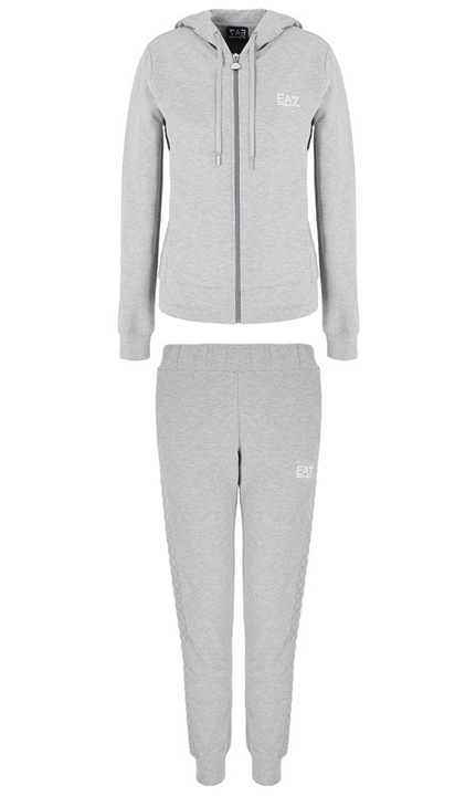 Trening EA7 pentru Femei, w t-suit ho fz ch stitch, 8NTV57-TJCQZ-3905, Gri, Gri