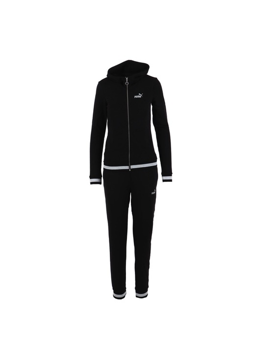 Trening Puma pentru Femei, silver fz hooded suit tr, 676135-01, XS INTL, Negru