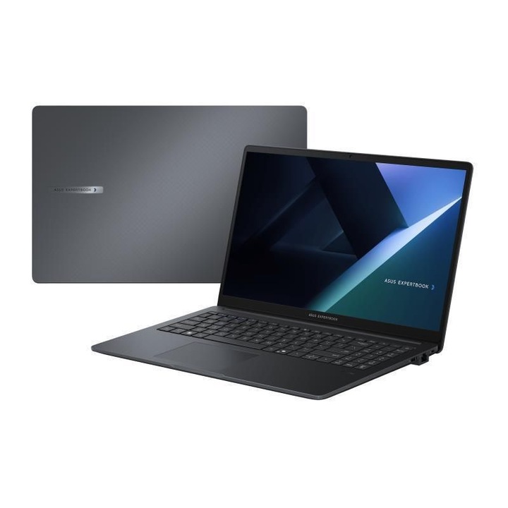 Laptop Asus ExpertBook B1 B1503CVA-S71698, 15,6 hüvelykes, 1920 x 1080, Intel Core I5-13420H 8 C / 12 T, 3,4 GHz - 4,6 GHz, 12 MB gyorsítótár, 16 GB-os, fekete, Intel operációs rendszer, 16 GB DDR5, S