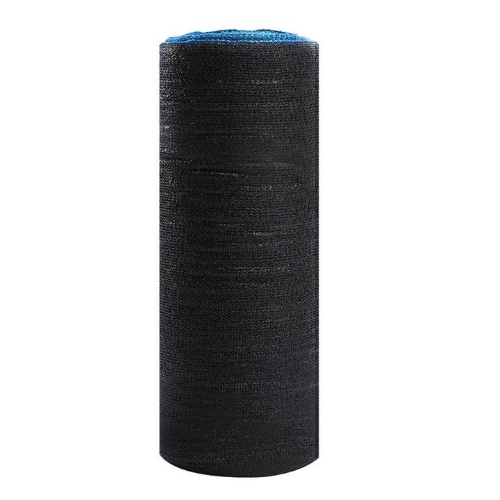 Plasa de Umbrire, OPTIM SOLUTION, Grad de Umbrire 50-55%, Latime 2 m, Lungime 20 m, Mentine Temperatura, Umiditatea Optima, Protectie UV, Paravan Solarii, Gard, Sere, Cladiri, Gradina, Polietilena de Inalta Densitate, Rezistenta Vant, Uzura, XTO, Neagra