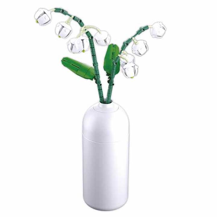 Set de Constructie Flowers, 253 piese, Lacramioara - Sluban