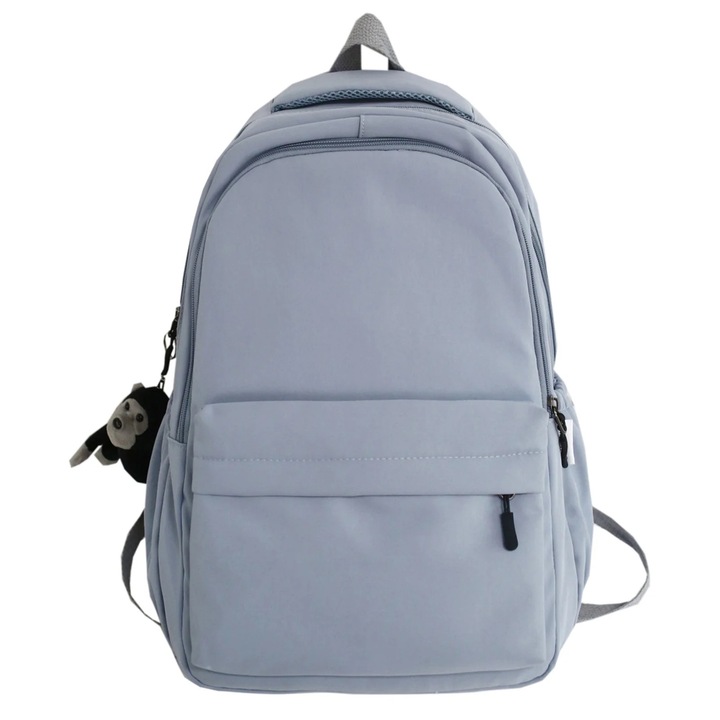 Rucsac scolar casual usor, multicolor, 30x40x3cm, 2 compartimente, pentru fete