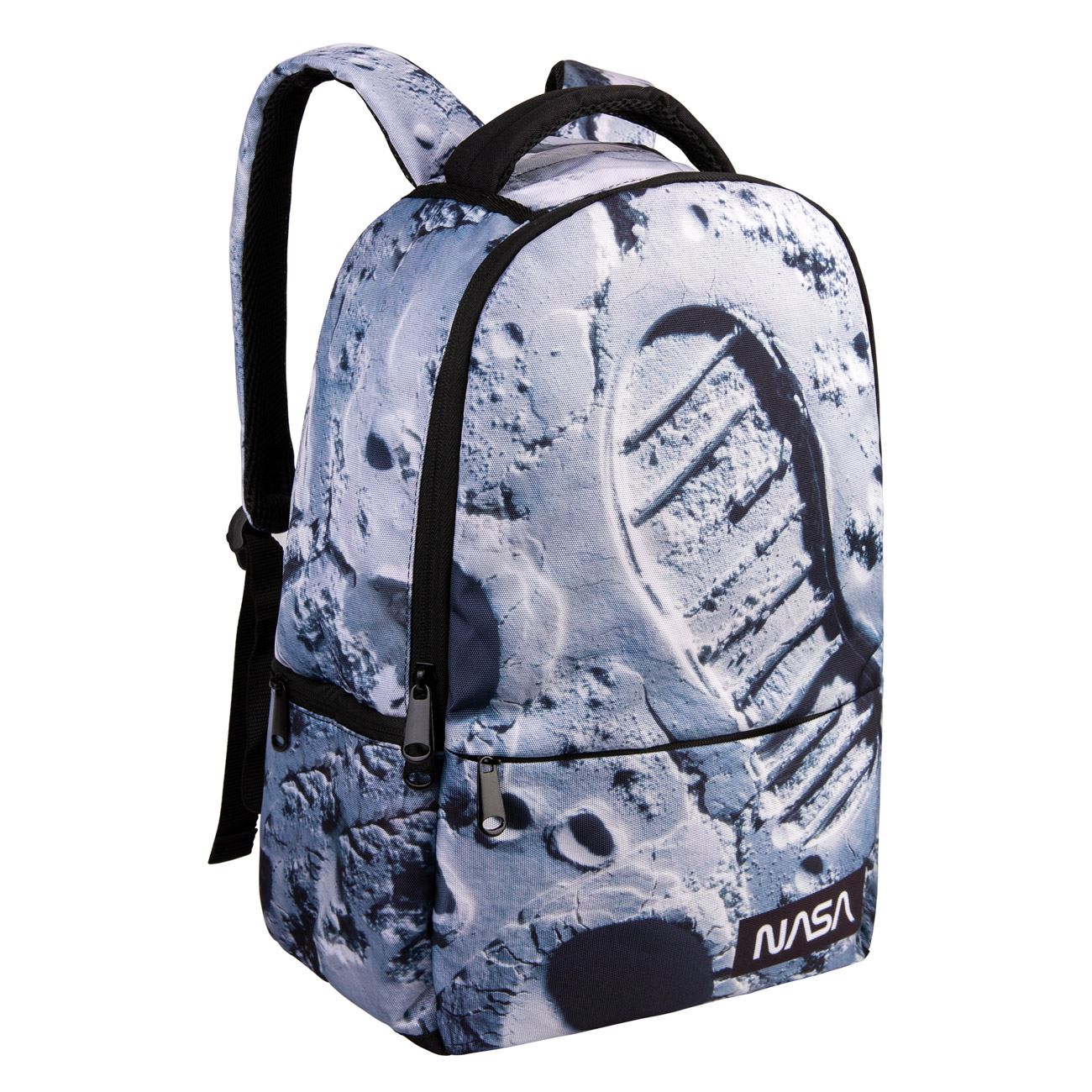 Ghiozdan Negru Gri Model Spatiu NASA