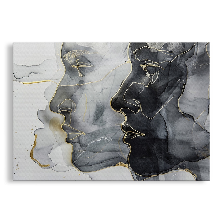 Tablou Canvas, Abstract, Aspect de Pictura, Face Line, 70x100 cm