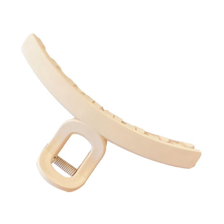 Hajcsat, akril, bézs