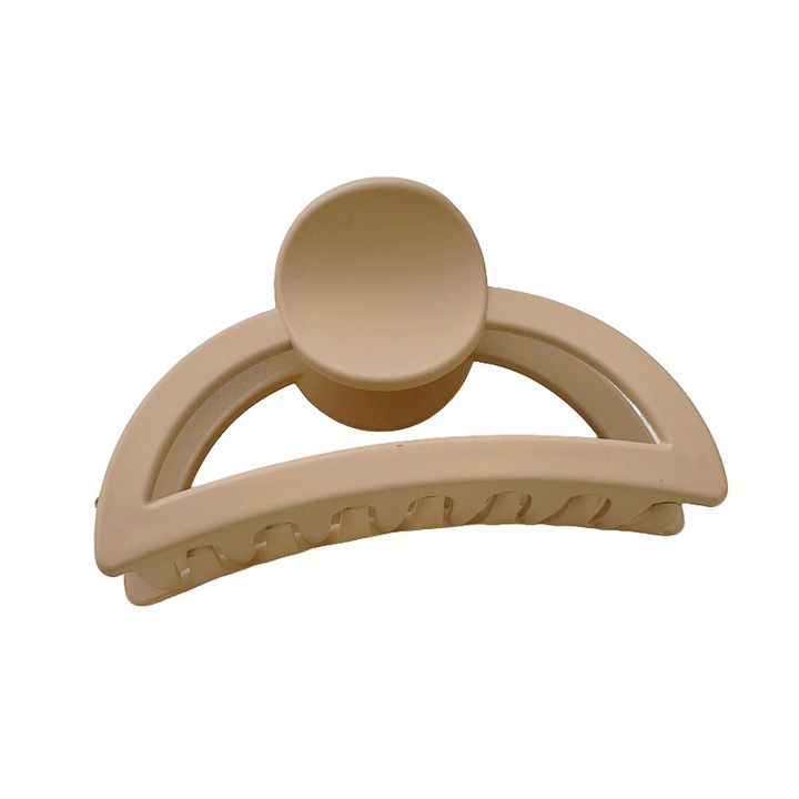 Hajcsat, akril, bézs