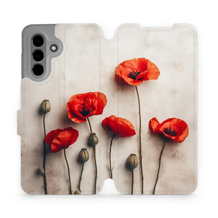 Mobiwear flip tok Samsung Galaxy A36 5G-hez, ütés- és karcálló, többszínű