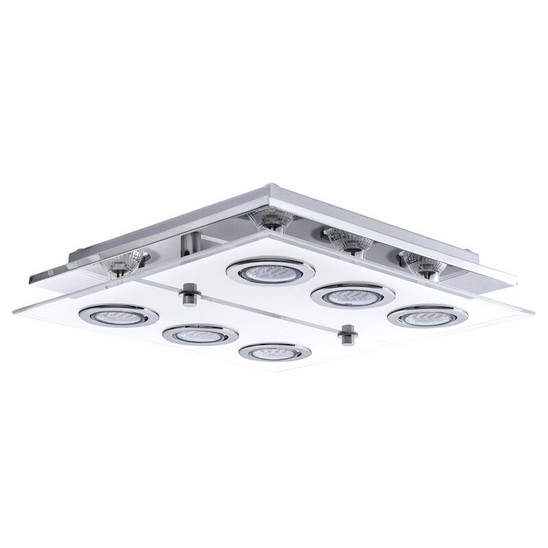 Plafoniera Eglo Cabo, GU10-LED, 6x3W, crom