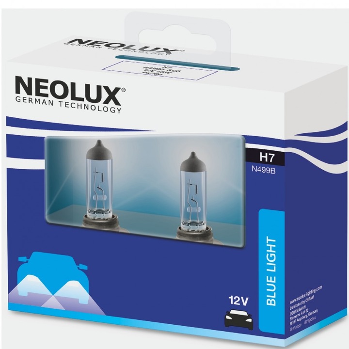 Neolux Blue Light N499B-SCB H7 12V 2db/csomag