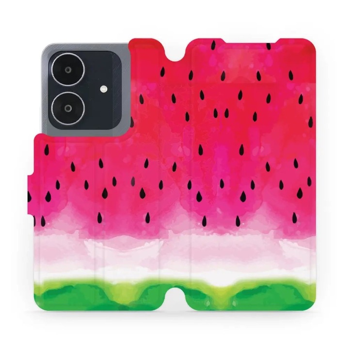 Калъф флип Mobiwear за Realme Note 60, многоцветен, устойчив на удари и надраскване